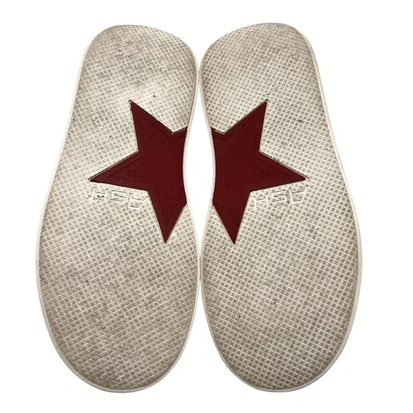 Ash Move S White Leather Chunky Platform Sneaker Lavender Heel Women’s 39 - Picture 12 of 15